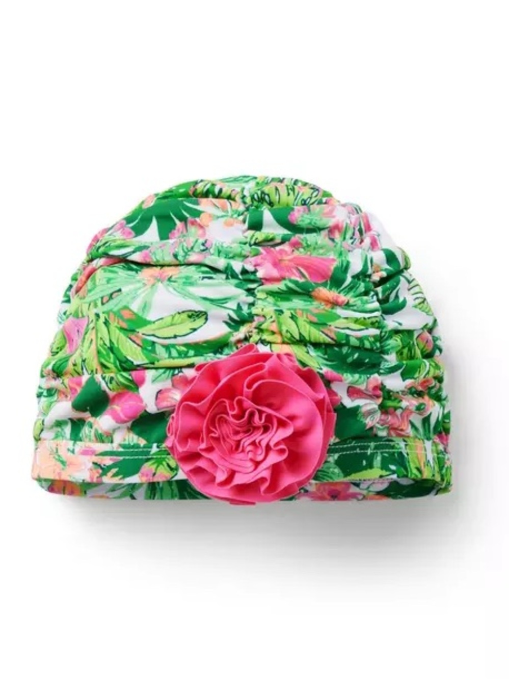 Recycled Tropical Floral Swim Headwrap